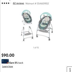 Baby bouncer and stand